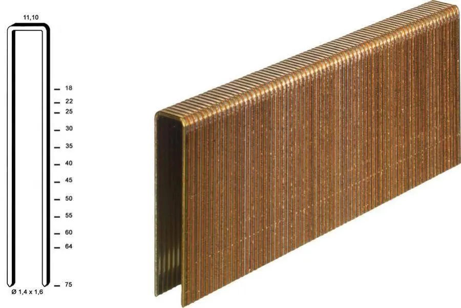 Alsafix Klammer Z-40 verzinkt geharzt