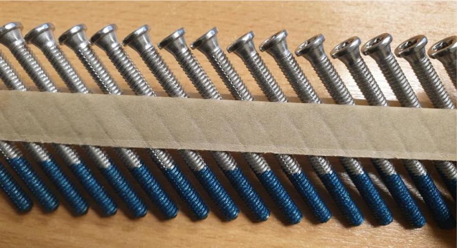 SCRAIL® Anker Nagelschraube CHN 34° 4,0/4,2 48 mm A2 Diamond Coating®